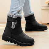 Eldborg | Damen Winterstiefel Wasserdicht Warm – Schwarz