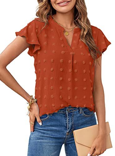 Amelina® | Ärmellose Damenbluse mit V-Ausschnitt