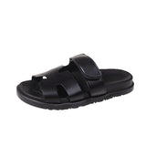 Damen Kunstleder Sandalen Mit Verstellbaren Riemen – Bequeme Sommerschuhe – Schwarz