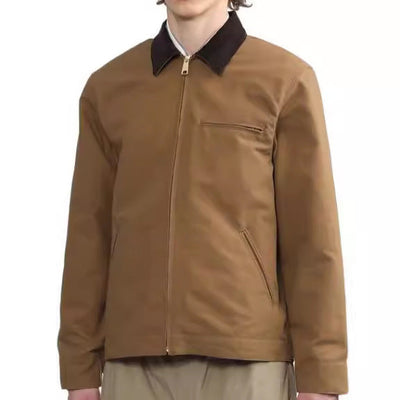 Herren lässige Übergangsjacke mit hohem Kragen Aliams