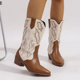 Damen Cowboystiefel – Hellbraun