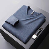 Max | Feiner Minimalistischer Pullover – Blau