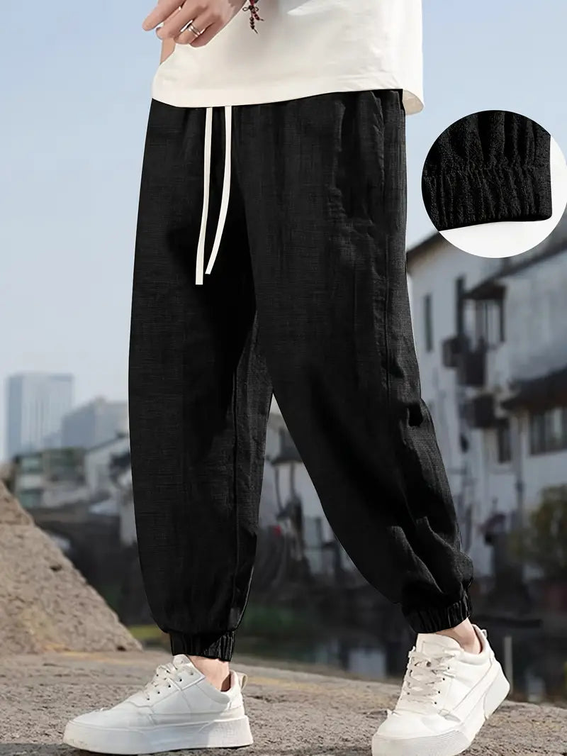 Lässige Herren Leinenhose