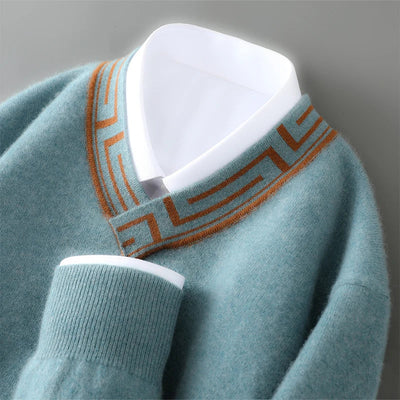 Herren Wollpullover Premium Merino