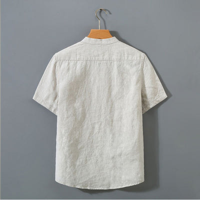 Lockeres Leinen Herren Hemd