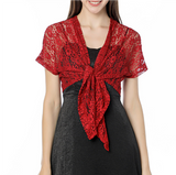 Oberteil Damen | Spitzenbolerojacke & Festlich – Rot