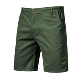 Michael | Herren Maßgeschneiderte Passform Smart-Freizeit-Shorts – Grün