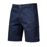 Michael | Herren Maßgeschneiderte Passform Smart-Freizeit-Shorts – Marineblau
