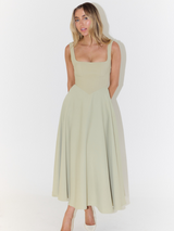 Damen Schwarzes Ärmelloses Kleid – Sage
