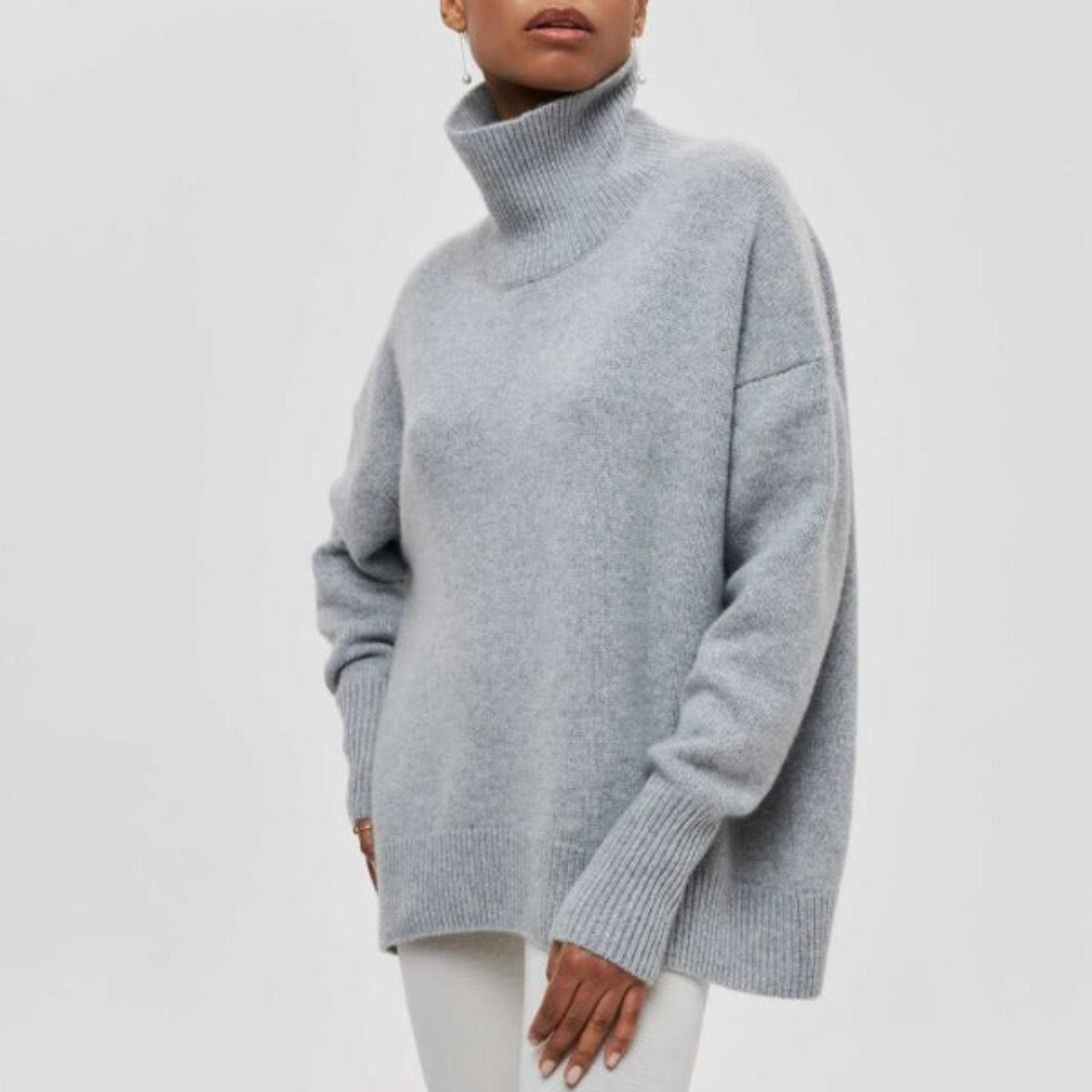 Sascha | Damen Rollkragen Pullover | Lang