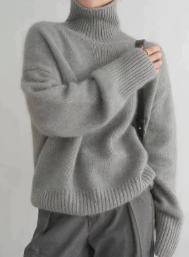 Lyse | Damen Rollkragen Pullover | Lang