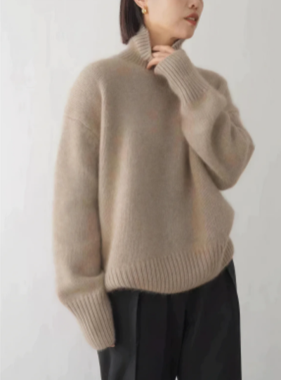 Lyse | Damen Rollkragen Pullover | Lang