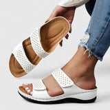Zoe | Schicke Sandalen Damen Komfort – Weiß