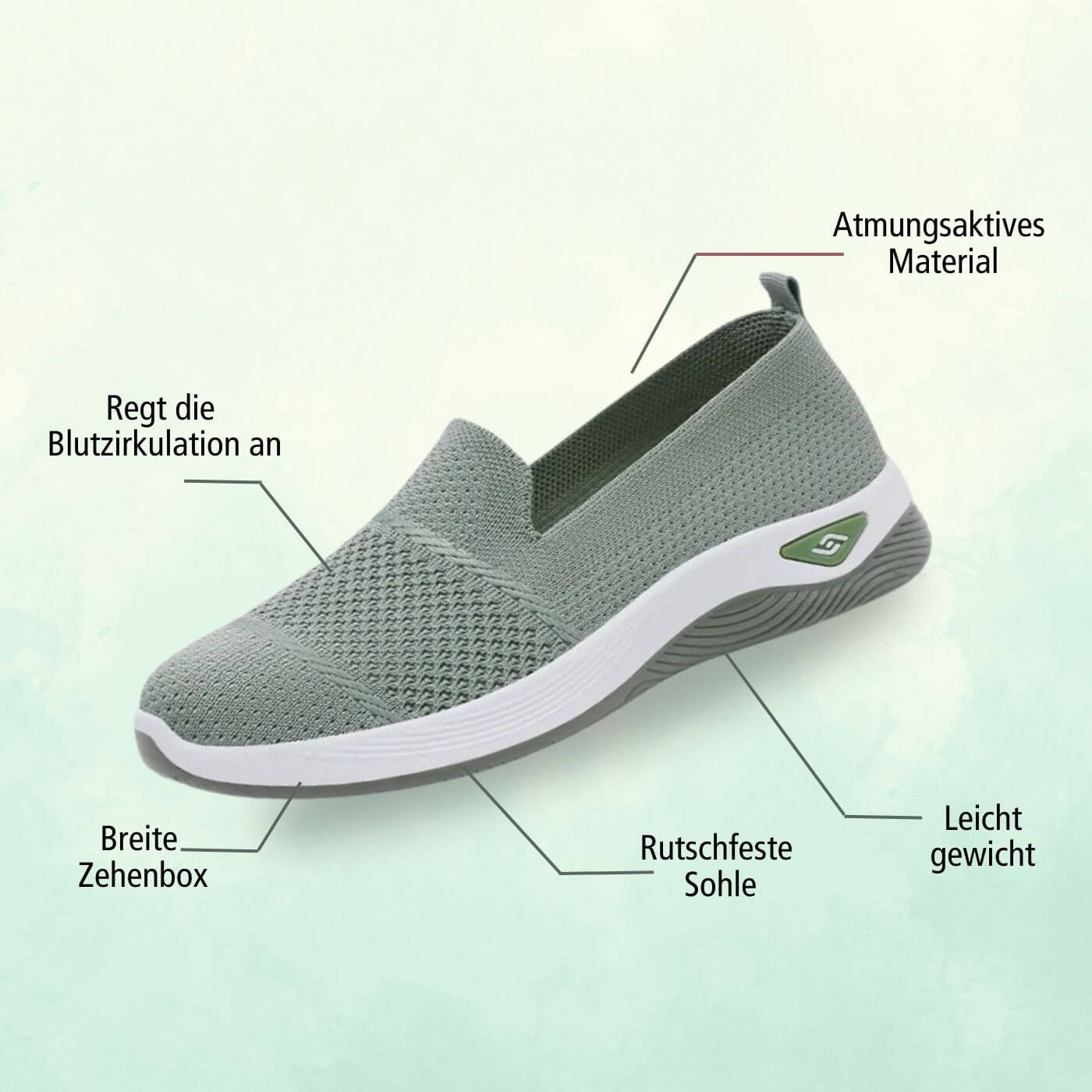 OrthoFit – Atmungsaktive Orthopädische Komfortsneaker (1+1 GRATIS)