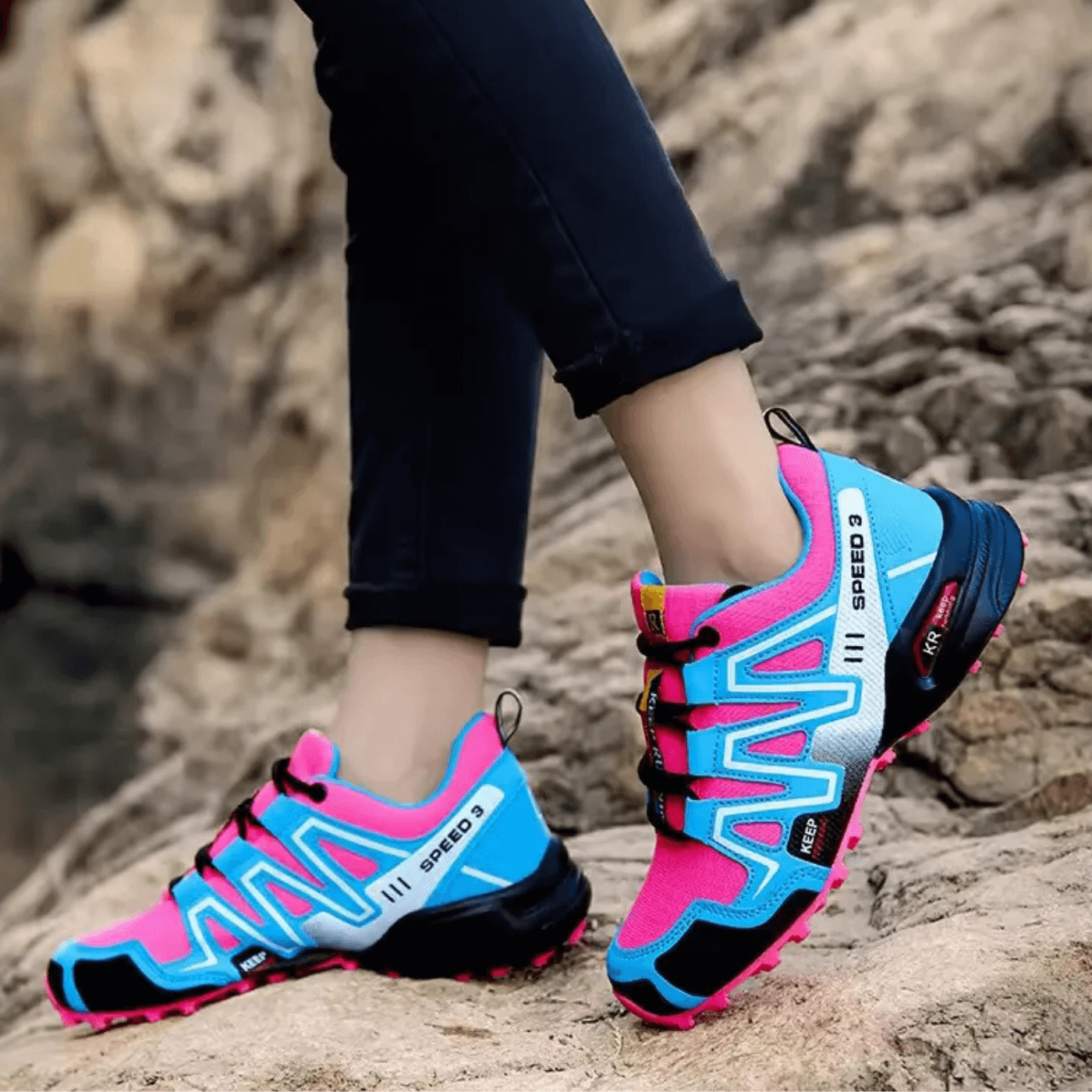 OrthoTrail Pro™ – Orthopädische und bequeme Wanderschuhe für Damen