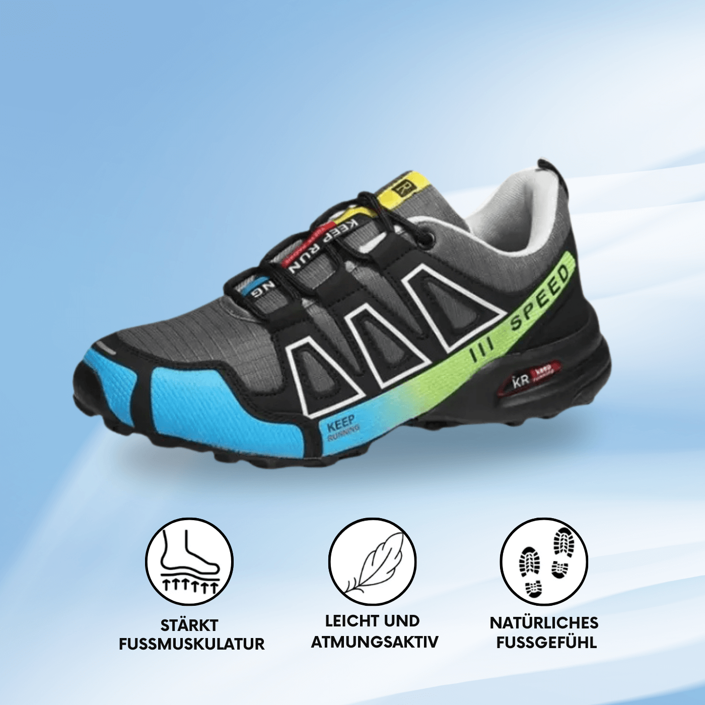 OrthoTrail Pro™ – Orthopädische und Bequeme Wanderschuhe für Herren