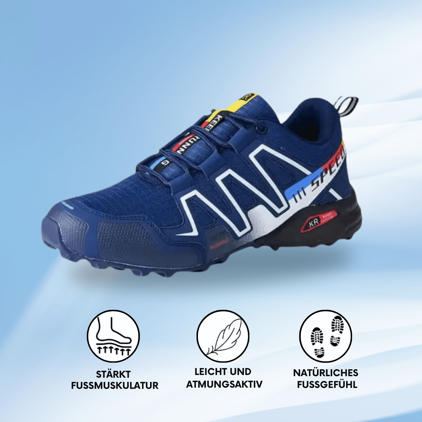 OrthoTrail Pro™ – Orthopädische und Bequeme Wanderschuhe für Herren