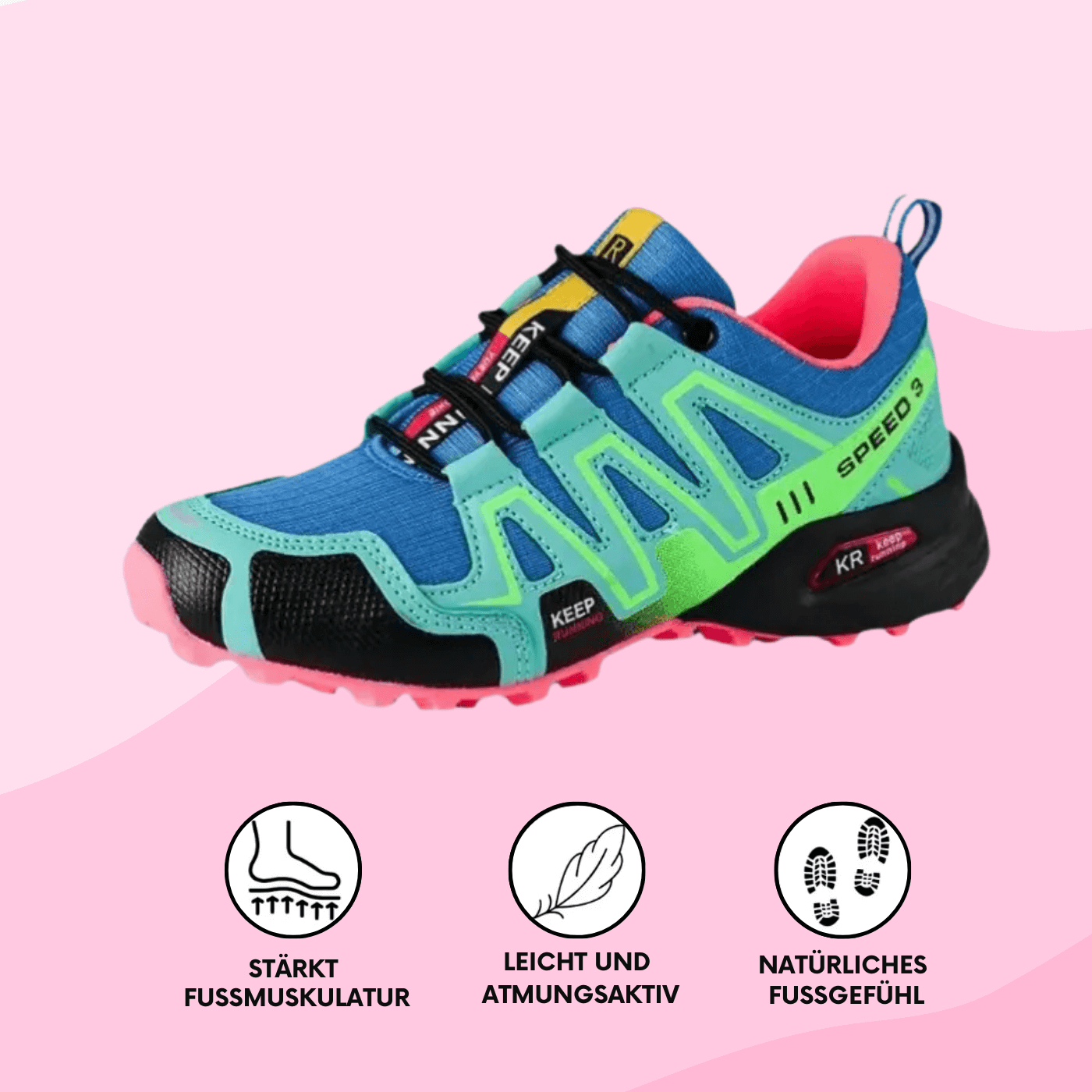 OrthoTrail Pro™ – Orthopädische und bequeme Wanderschuhe für Damen