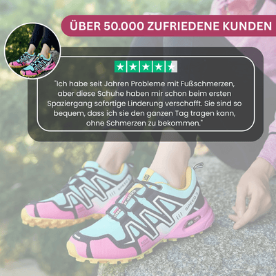 OrthoTrail Pro™ – Orthopädische und bequeme Wanderschuhe für Damen