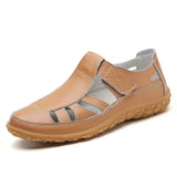 Orthopädische Sandalen Damen | Komfort & Klettverschluss – Braun