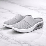 Orthopädische Schuhe Damen | Breite Passform & Weiches Abrollen – Hellgrau
