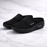 Orthopädische Schuhe Damen | Breite Passform & Weiches Abrollen – Schwarz