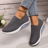 Orthopädische Schuhe zur Schmerzlinderung Damen | Dämpfende Sohle & Leichtes Reinschlüpfen – Grau