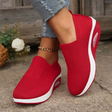 Orthopädische Schuhe zur Schmerzlinderung Damen | Dämpfende Sohle & Leichtes Reinschlüpfen – Rot