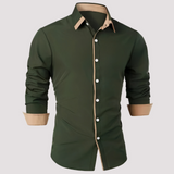 Overshirt Herren | Kontrastdetails & Smarter Look – Grün