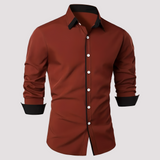 Overshirt Herren | Kontrastdetails & Smarter Look – Rot