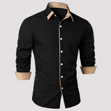 Overshirt Herren | Kontrastdetails & Smarter Look – Schwarz