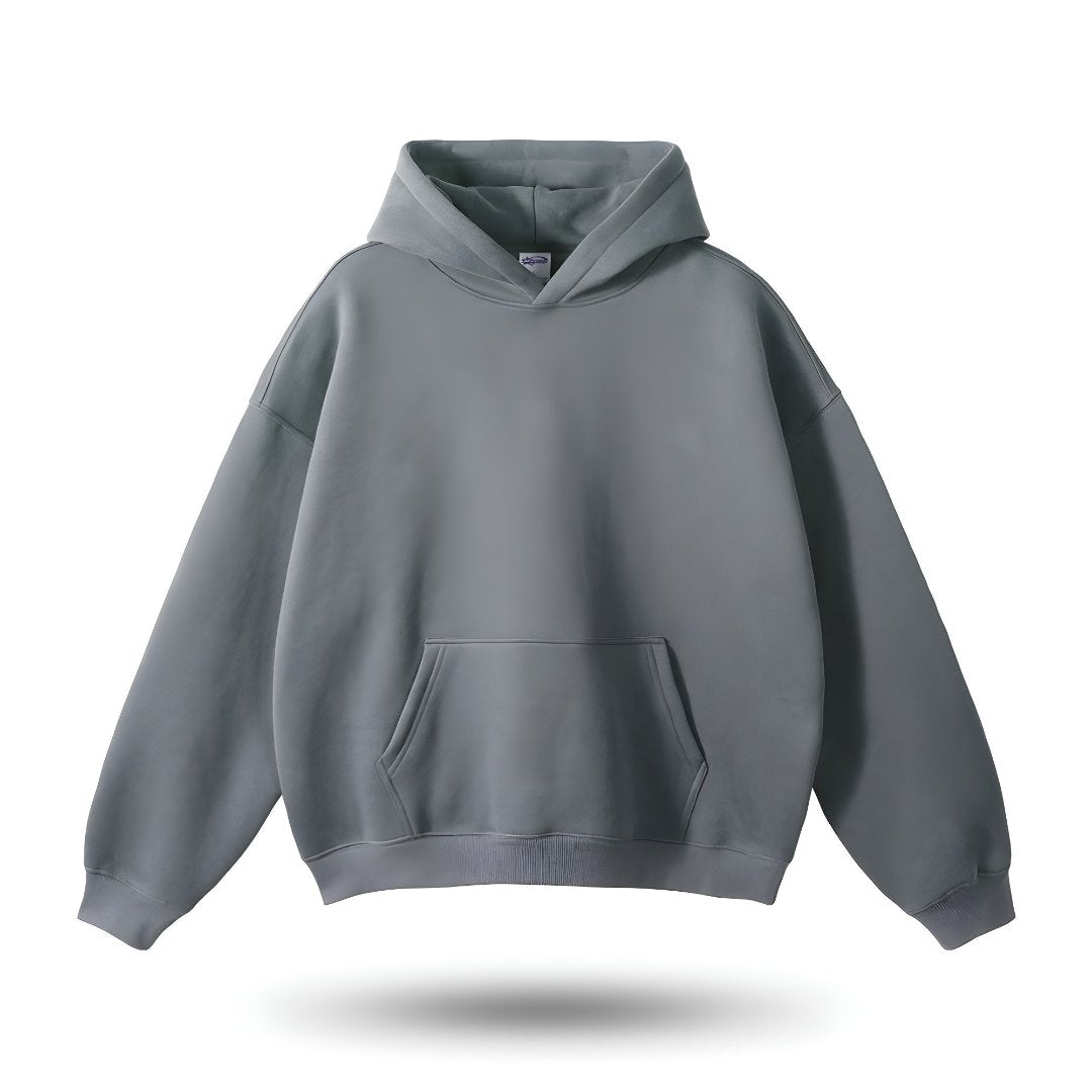 Oversized Kapuzenpullover mit Kängurutasche