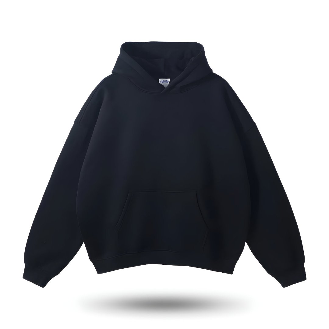 Oversized Kapuzenpullover mit Kängurutasche