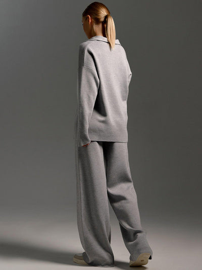 Jesusa Gestrickter Trainingsanzug für Frauen - Bequemes & modisches Set