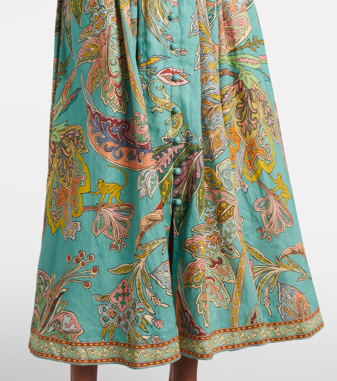 Taliqua – Modisches Kurzarm Kleid Mit Drucken