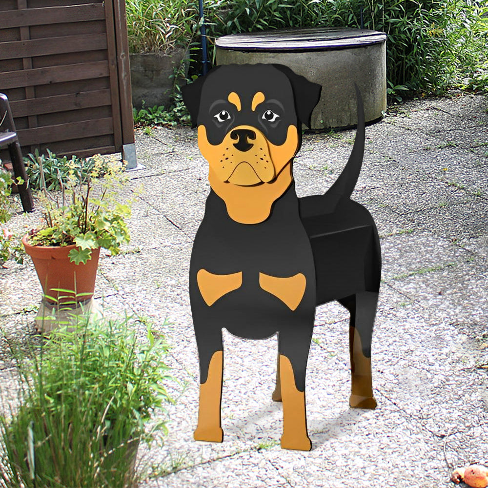 Rottweiler Pflanzentopf