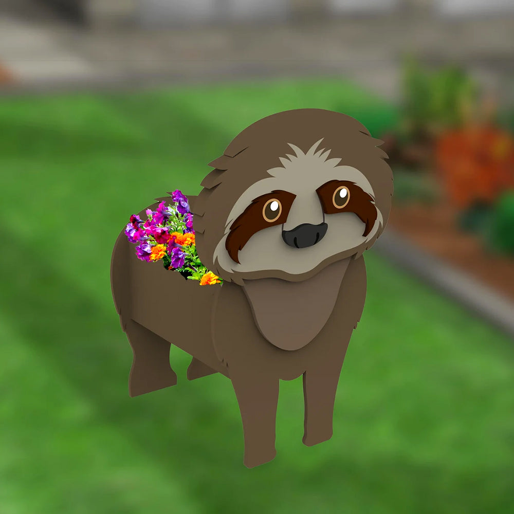 Faultier Pflanzentopf