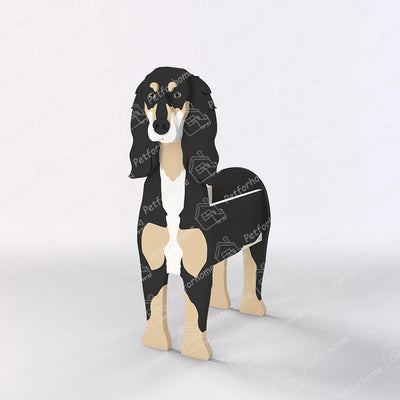 Saluki Dog Flower Pot