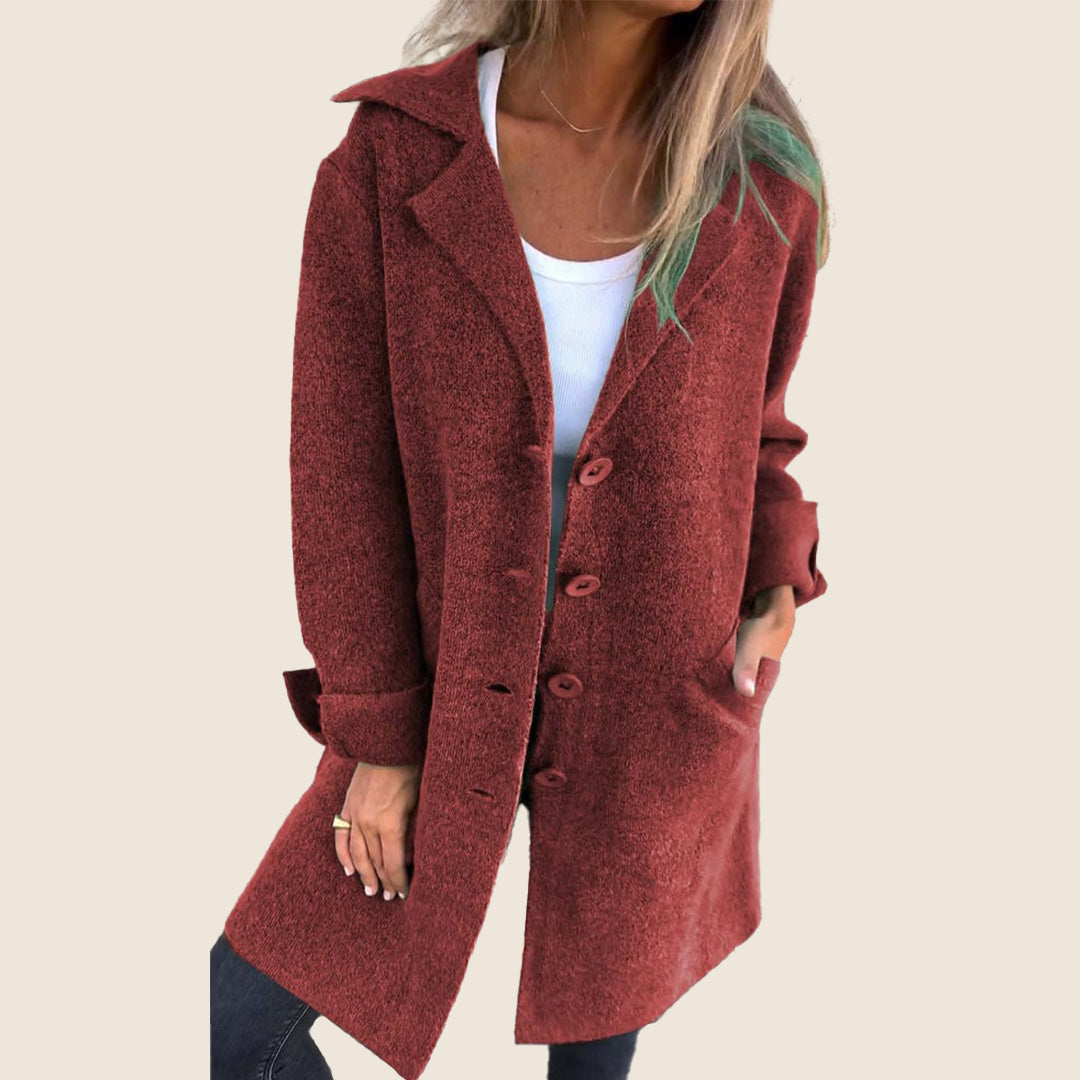 SAGE™ – MARLENE Elegant Long Coat