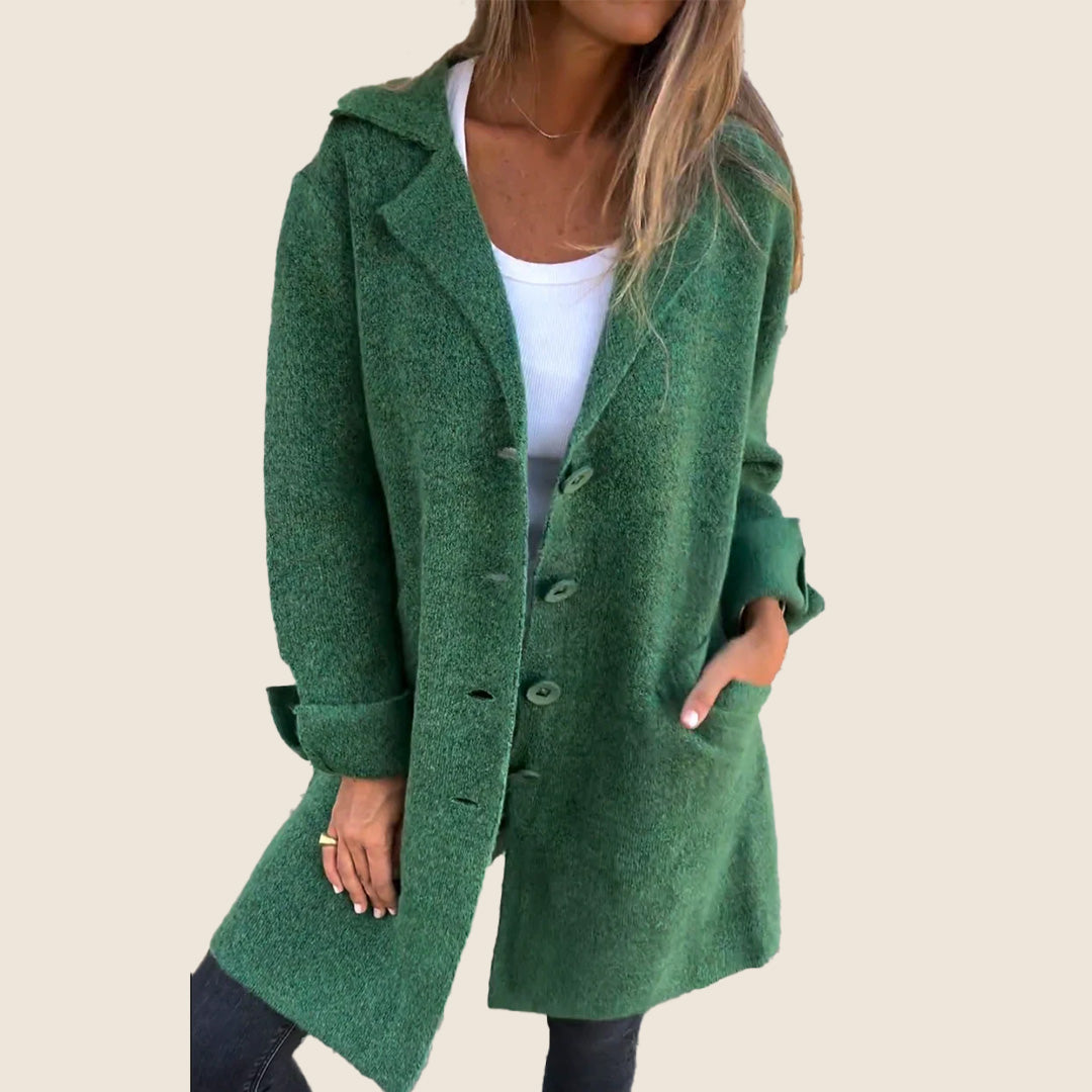 SAGE™ – MARLENE Elegant Long Coat