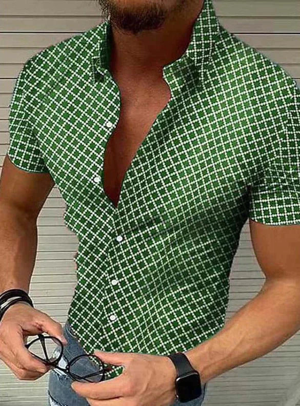 Bequemes und stylisches Hemd für Herren mit atmungsaktivem Stoff