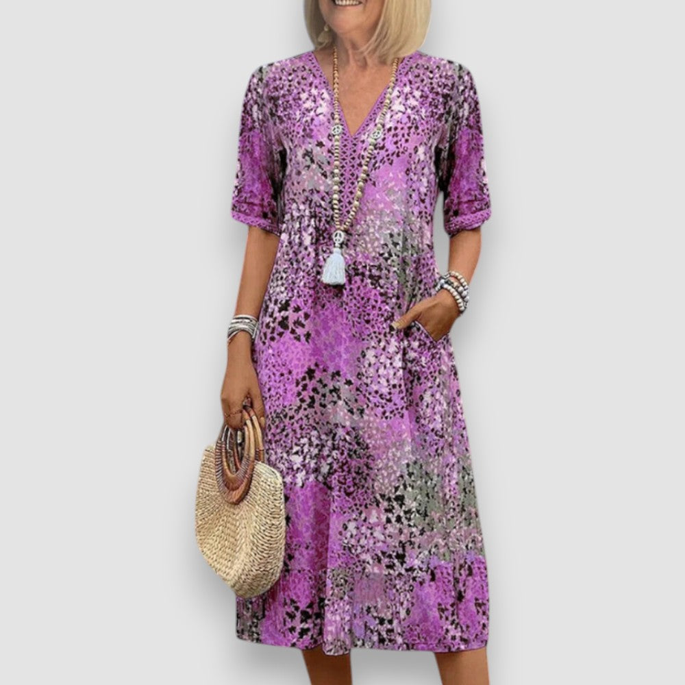 Isla | Elegantes gemustertes Kleid