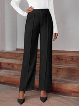 Palazzo Hose Damen | High Waist & Elegant – Schwarz