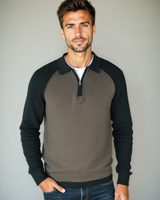 KONRAD™ | REIẞVERSCHLUSSJACKE MIT RAGLANÄRMELN – Schwarz