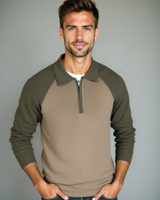 KONRAD™ | REIẞVERSCHLUSSJACKE MIT RAGLANÄRMELN – Braun