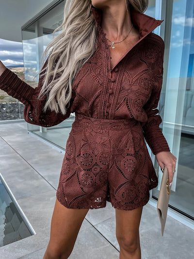 Spitzen Romper Kleid