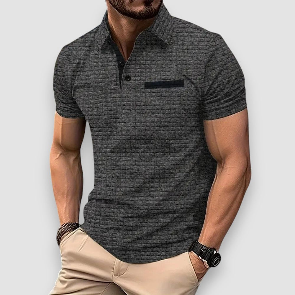 Lumier | Patterned Polo Shirt