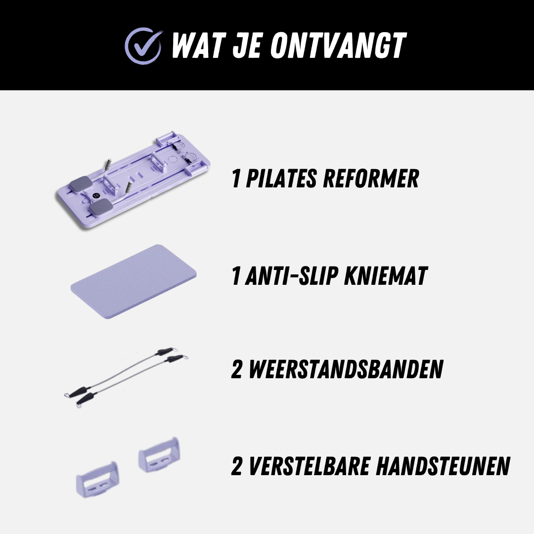 Chester Pilates Reformer - Zusammenklappbares Pilates-Gerät