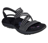 Klaus | Damen Frühlings Riemchen Outdoor Komfort Sandalen – Schwarz