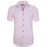Polo Hemd Herren | Atmungsaktiv & Knitterarm – Rosa